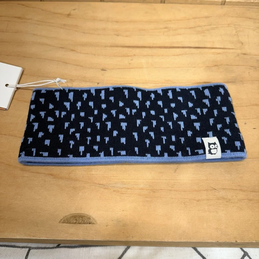 Namuk Merino Wool Headband L/XL Blue Ciel Winter Ear‎ Warmer Ski Outdoor NWT